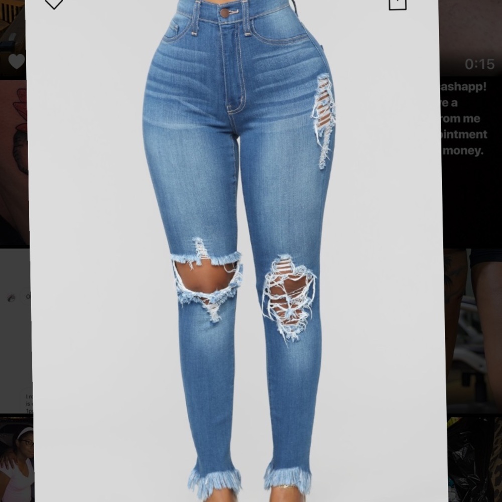 2x fashion nova jeans